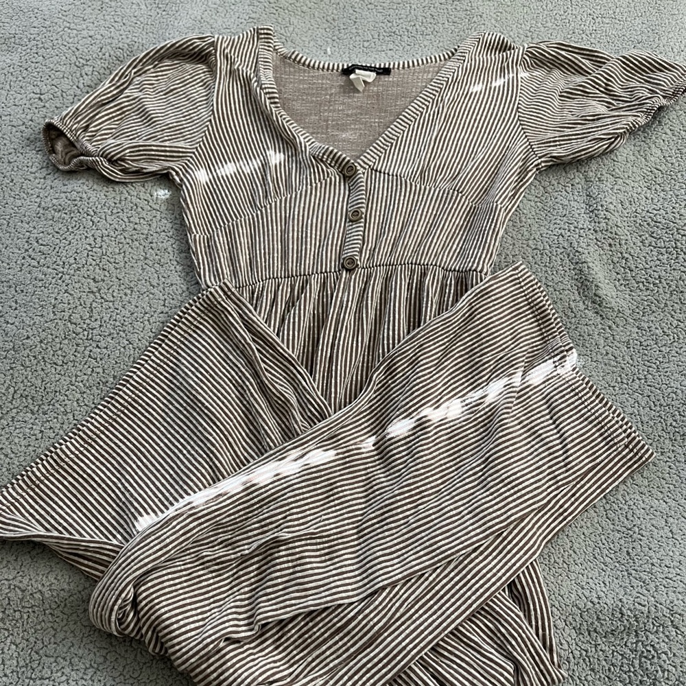 Women’s striped jumpsuit